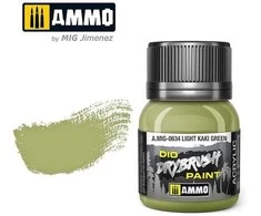 AMMO by MIG Jimenez AMMO MIG sendinimo drybrush dažai Šviesi chaki žalia, 40 ml (0634)