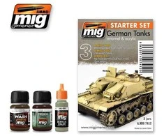 AMMO by MIG Jimenez AMMO MIG sendinimo rinkinys vokiškiems tankams Dunkelgelb 7412