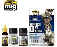 AMMO by MIG Jimenez AMMO MIG sendinimo rinkinys Mechams: Chipping, Scratches, Engine Grime 7428