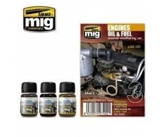 AMMO by MIG Jimenez AMMO MIG Sendinimo rinkinys varikliams 7402: alyvos, kuro ir purvo efektai
