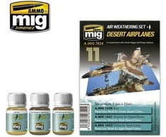 AMMO by MIG Jimenez AMMO MIG sendinimo rinkinys dykumos orlaiviams 7424 (3 spalvos)