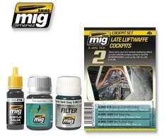 AMMO by MIG Jimenez AMMO MIG sendinimo rinkinys vėlyvų Luftwaffe lėktuvų kabinoms RLM 66, 7431