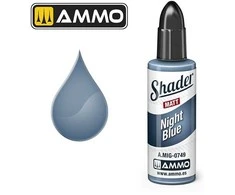 AMMO by MIG Jimenez AMMO MIG SHADER matinis dažas aerografui Night Mėlyna 10 ml (0749)