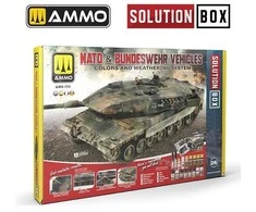 AMMO by MIG Jimenez AMMO MIG Solution Box 26: NATO &amp; Bundeswehr – dažų ir sendinimo rinkinys