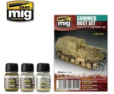 AMMO by MIG Jimenez AMMO MIG Summer Dust sendinimo rinkinys 7401: Kursk Soil, Light Dust