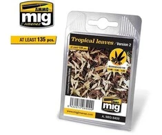 AMMO by MIG Jimenez AMMO MIG Tropiniai lapai 8409 dioramai, lazeriu pjaustyti, 135 vnt., 1:35–1:48