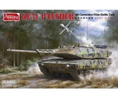 Amusing Hobby KF51 Panther 4 kartos tanko 1/35 plastikinis surenkamas modelis
