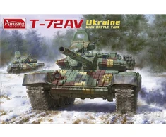 Amusing Hobby Ukrainos tankas T-72AV 1/35 plastikinis surenkamas rinkinys