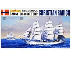 Aoshima Christian Radich 1/350 plastikinis burlaivio modelis