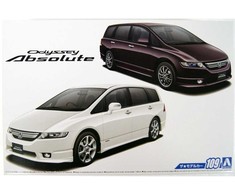 Aoshima Honda Odyssey Absolute 1/24 ankstyvas/vėlyvas surinkimo rinkinys