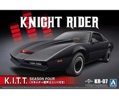 Aoshima Knight Rider K.I.T.T. S4 1/24 surenkamas plastikinis modelis