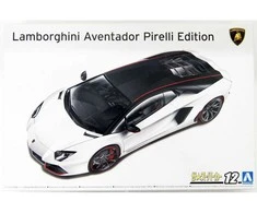 Aoshima Lamborghini Aventador Pirelli Edition 1/24 surenkamas modelis