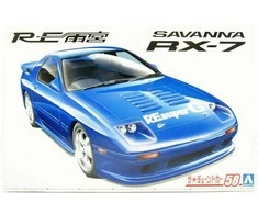 Aoshima Mazda RX-7 FC3S RE Amemiya 1989 1/24 surenkamas modelis