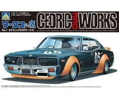 Aoshima Nissan Cedric 330 Works 1/24 plastikinis surenkamas modelis