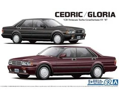 Aoshima Nissan Cedric/Gloria Y31 '87 Turbo 1/24 surenkamas plastikinis modelis