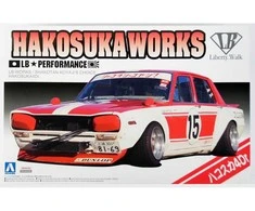 Aoshima Nissan Skyline 4 durų LB Works 1/24 surenkamas modelis