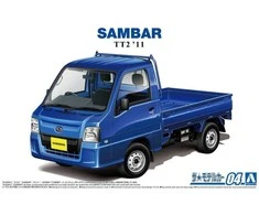 Aoshima Subaru Sambar TT2 2011 1/24 plastikinis surinkimo rinkinys