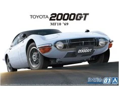 Aoshima Toyota 2000GT MF10 1969 plastikinis modelis 1/24