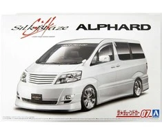 Aoshima Toyota Alphard 2005 Silk Blaze 1/24 surinkimo rinkinys MNH/ANH10 15W