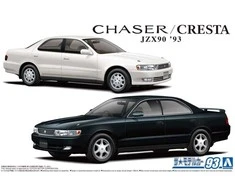 Aoshima Toyota JZX90 Chaser/Cresta '93 1/24 plastikinis surenkamas modelis