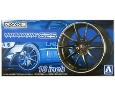 Aoshima Volk Racing G25 18'' ratų rinkinys 1/24 modeliui
