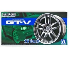 Aoshima Volk Racing GT-V 19" ratų komplektas 1/24 mastelio 05462