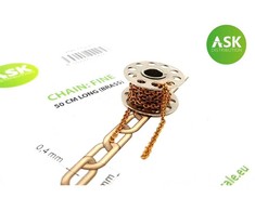 ASK - Art Scale Kit ASK žalvarinė smulki grandinėlė 50 cm (200-T0220)