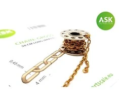 ASK - Art Scale Kit ASK žalvarinė stambi grandinė, 50 cm – 200-T0260