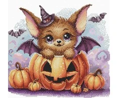 Ava Stitch Helovino kryželių siuvinėjimo rinkinys 24x22 cm AVA-P061