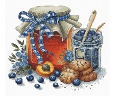 Ava Stitch Siuvinėjimo kryželiu rinkinys „Naminiai skanėstai“ 21x17 cm AVA-P150