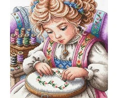 Ava Stitch The Little Artisan kryželių siuvinėjimo rinkinys AVA‑P024