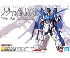 Bandai Gunpla modelis MG Full Armor ZZ Gundam Ver.Ka 1/100 72026