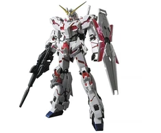 Bandai Gunpla modelis MG RX-0 Unicorn Gundam Screen Image su MS Cage 1/100 67230