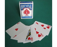 Bicycle kortos su balta nugarėle – magijos triukams ir pokeriui