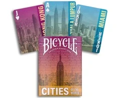 Bicycle Cities of the World žaidimo kortos – pasaulio miestų kolekcija