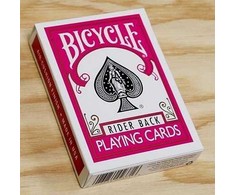 Bicycle Fuchsia Rider Back kortos