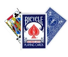 Bicycle mėlynos kortos kairiarankiams pokeriui ir triukams