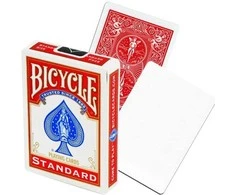 Bicycle Rider Back Blank Face kortos (Raudonos)