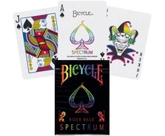Bicycle Spectrum kortos – vaivorykštės nugarėlės, magams ir kolekcionieriams