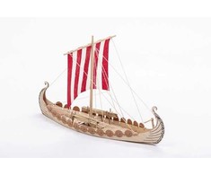 Billing Boats Mini Oseberg vikingų laivas, medinis modelis 1:50 BB302