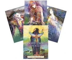 Blue Angel Mėlyna Angel Sacred Earth Oracle kortos