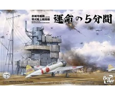 Border Model Akagi tiltas su skrydžių deniu ir A6M2 Zero modelis 1/35, Border BSF-002