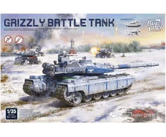Border Model Grizzly tankas Raudona Alert 2 plastikinis 1/35 modelis