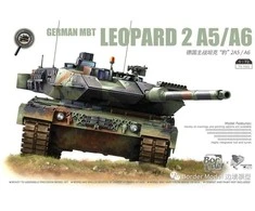 Border Model Leopard 2A5/A6 vokiečių tankas 1/72 plastikinis rinkinys TK-7201