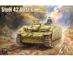 Border Model Sturmgeschütz III StuH 42 Ausf. G vokiškas tankas 1/35, pilnas vidus