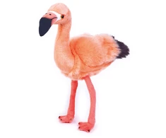 Bresser Itin minkštas pliušinis flamingas Frida 35 cm – skalbiamas, ekologiškas