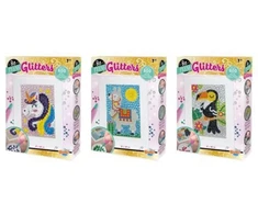 Buki France Deimantukų mozaikos rinkinys vaikams 6+ – žėrintys gyvūnėliai 15x19cm