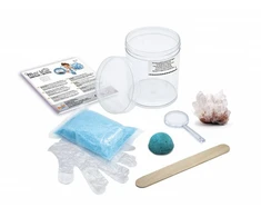 Buki France Mini kristalų auginimo laboratorija vaikams 8+ – spalvingas eksperimentas 10 cm