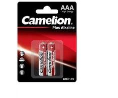 Camelion AAA LR03 1.5V šarminės baterijos, ilgalaikės, 2 vnt.