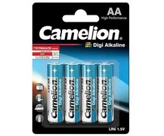 Camelion Digi AA 1.5V šarminės baterijos, 4 vnt., ilgai laikančios